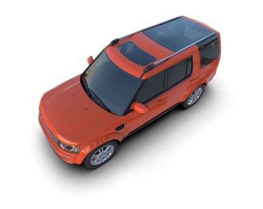 modern SUV - 3D görüntüleme