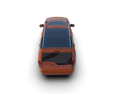 beyaz arka planda modern araba.