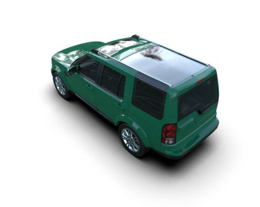 Beyaz arka planda bir araba. yüksek çözünürlüklü araba