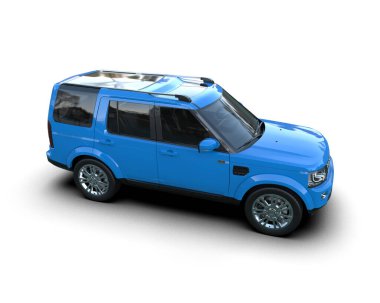 Mavi modern cip. 3d oluşturma