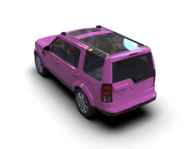 Bir spor arabanın 3 boyutlu canlandırması