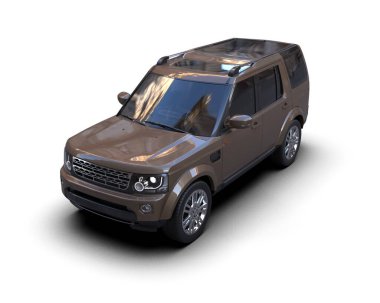 Siyah arka planı olan siyah bir cip. 3d oluşturma.