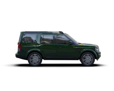 yeşil modern araba - arka plan