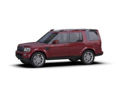 modern araba arka planda