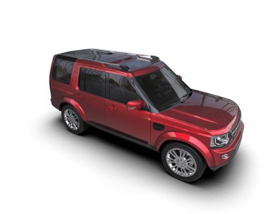 siyah modern cip. Beyaz arka planda izole edilmiş. 3d oluşturma.