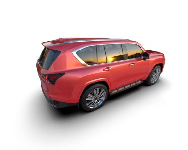 Bir markanın 3 boyutlu görüntülemesi - daha az genel SUV