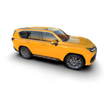 Ailesiyle kompakt araba. 3 Boyutlu Hazırlama