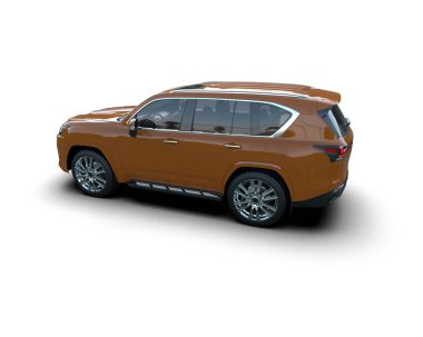 Stüdyo ortamında daha az genel bir konsept arabanın 3 boyutlu çizimi