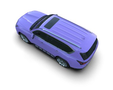 modern otomobil arka planda izole edildi