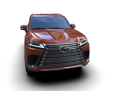 modern araba arka planda