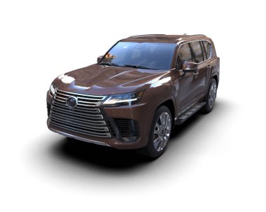 Aracın 3 boyutlu çizimi - premium