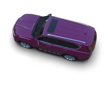 Beyaz arkaplandaki araba