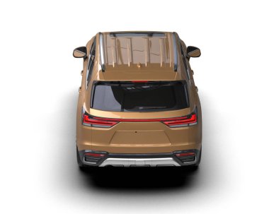 Arka planda modern şehir cipi. 3d oluşturma