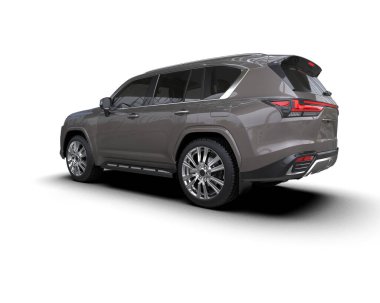 Araba cipi. 3d oluşturma