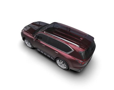 Siyah araba - yan görünüm.