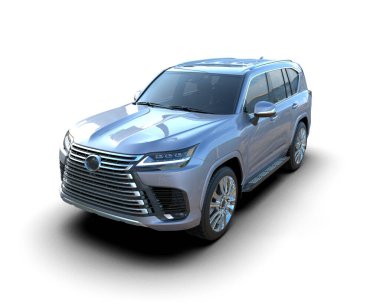 Siyah arka planda modern kompakt araba. 3 Boyutlu Hazırlama