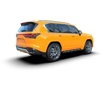 Modern lüks aile cipi. 3d illüstrasyon