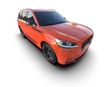 hafif bir arka plan üzerinde modern kompakt araç.