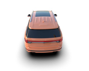 kırpma yolu ile beyaz arkaplanda izole araba