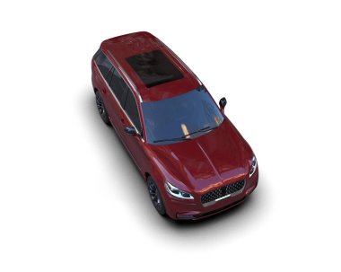 kırmızı modern araba - arka plan