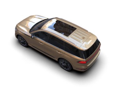 modern şehir arabası izole