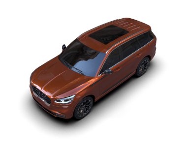 Daha az genel bir konsept arabanın 3 boyutlu çizimi