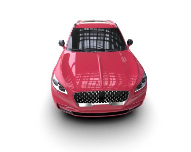 kırmızı modern süper araba