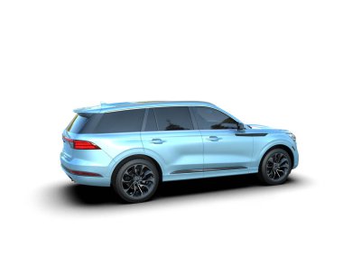 Araba modern cip. 3d oluşturma.