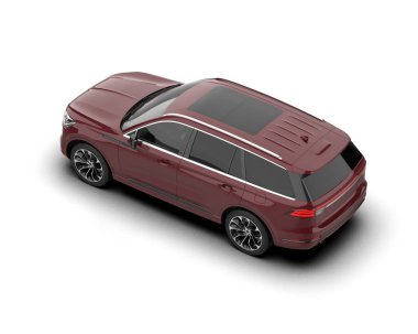 3 boyutlu bir araba.