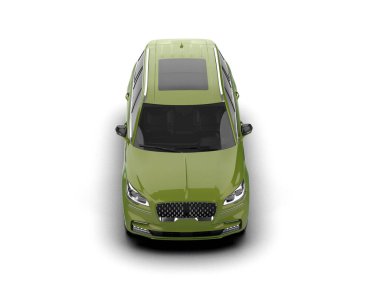 yeşil modern spor araba