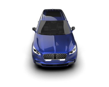 beyaz arka planda modern araba 3 boyutlu - araba - 3 boyutlu model gölgeli