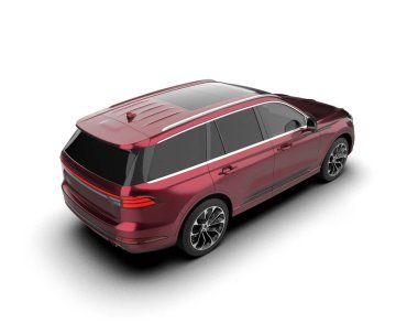 Modern bir arabanın 3 boyutlu tasarımı