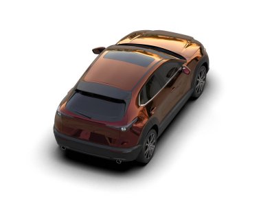 modern elektrikli araba - araba konsepti - 3D render