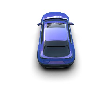 araba beyaz arkaplanda izole edildi