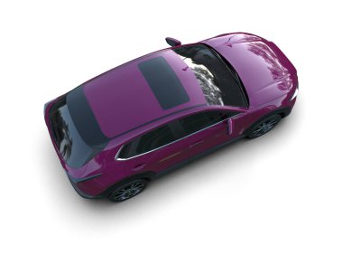 beyaz arkaplandaki araba.