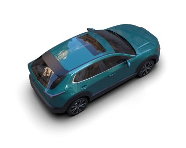 3 boyutlu bir marka - jenerik SUv sunumu