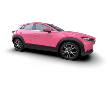 modern pembe cip arabası - ön manzara