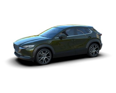 3 boyutlu bir araba.