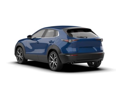 modern kompakt araba - ön arka görünüm