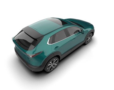 3 boyutlu markalı, daha az kullanışlı bir araba.