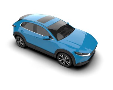 araba beyazda izole edildi