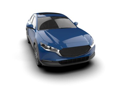 modern otomobil kırpma yolu ile izole edildi