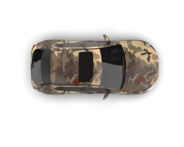 Siyah kapaklı araba.