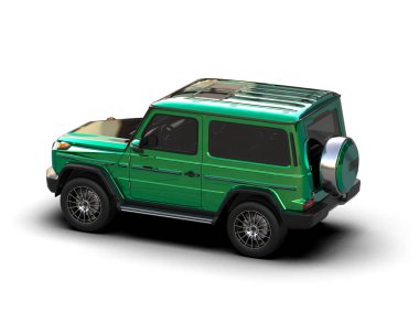 yeşil modern askeri kamyon