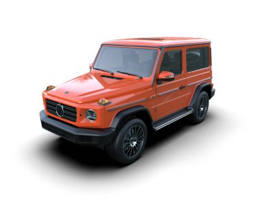 Kırmızı beyaz arka plan üzerinde izole Suv