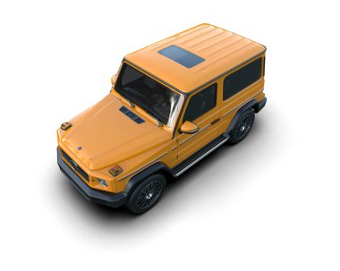 Daha az genel bir konsept arabanın 3 boyutlu çizimi