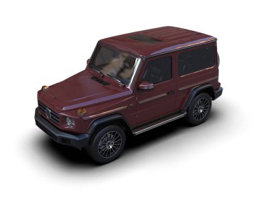 Bir arabanın 3 boyutlu görüntülemesi - daha az genel SUV