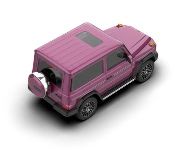 Pembe spor araba - arka plan