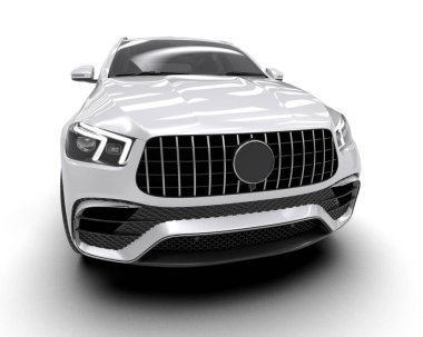 Lüks spor araba. 3d oluşturma