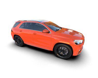 Stüdyo ortamında daha az genel bir konsept arabanın 3 boyutlu çizimi